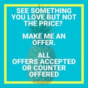 Don’t be afraid to make me an offer💕❤️💕